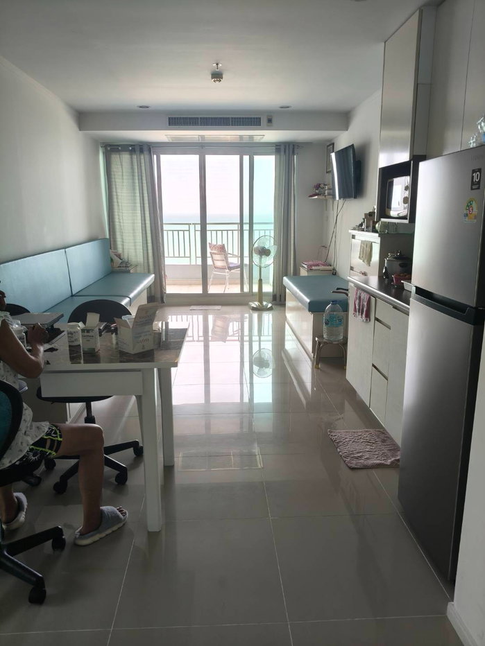 รูป 🔥 ห้องใหญ่หายาก! ลุมพินี พาร์ค บีช จอมเทียน 2 ห้องนอน วิวทะเล  - รูปที่ 3/8