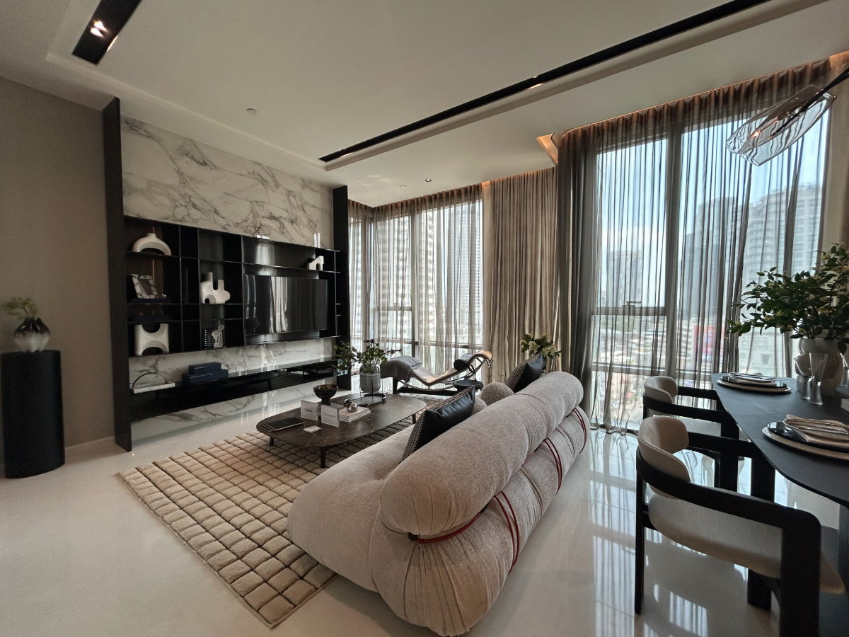 รูป  The Bangkok Thonglor  2ห้องนอน 2ห้องน้ำแต่งครบ ราคาโครงการ เริ่มต้น 22 ลบ. - รูปที่ 3/15