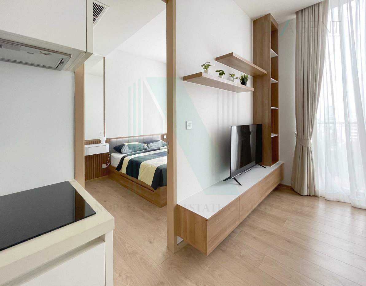 รูป ให้เช่าคอนโด โนเบิล บีไนน์ทีน อาคาร B ชั้น 10 1 ห้องนอน ขนาด 35.00 ตรม ใกล้ โรงเรียนวัฒนาวิทยาลัย - รูปที่ 2/8