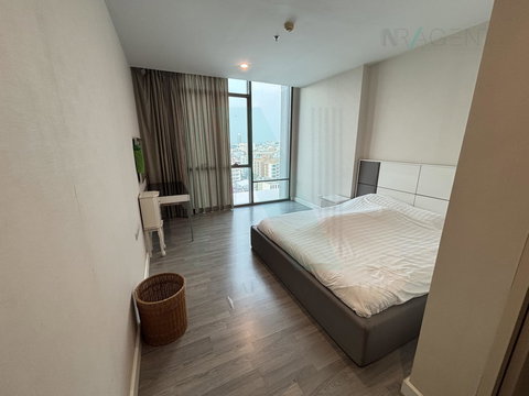 🎊 For Rent Condo THE ROOM BTS WONGWIAN YAI Building 1, Floor 12A,2 bed room, Room size 92 sqm