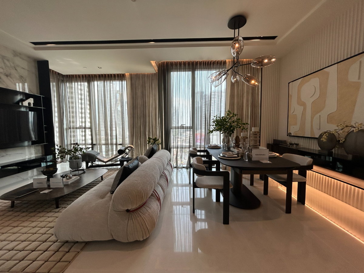 รูป  The Bangkok Thonglor  2ห้องนอน 2ห้องน้ำแต่งครบ ราคาโครงการ เริ่มต้น 22 ลบ. - รูปที่ 2/15