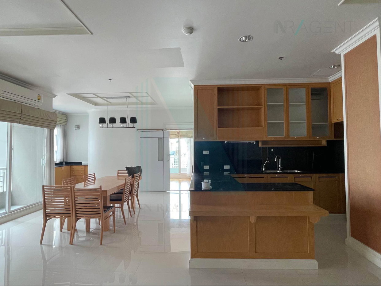 รูป 🚩 ให้เช่าคอนโด เดอะ โฟร์วิงส์ เรสซิเดนซ์ อาคาร 1 ชั้น 15 3 ห้องนอน ขนาด 134 ตรม ใกล้ สนามกอล์ฟ กรุงเทพกรีฑา - รูปที่ 7/8