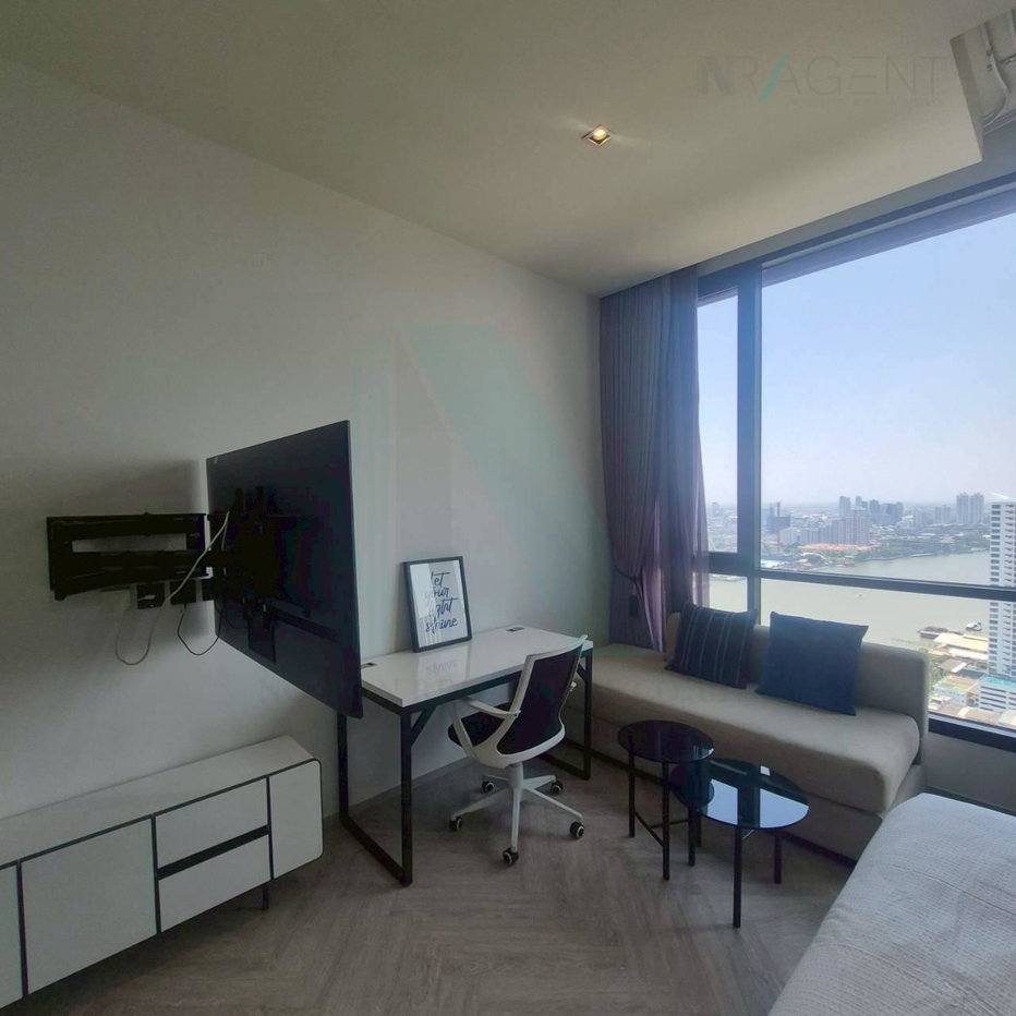 picture ðĐ For Rent Condo CHAPTER CHAROENNAKHORN-RIVERSIDE Building B, Floor 31,Studio, Room size 25 sqm - 5/8