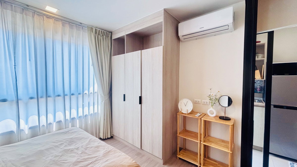 รูป ดีคอนโด รีฟ ภูเก็ต กะทู้ ห้องหน้ากว้างอยู่สบายไม่อึดอัด - รูปที่ 3/40