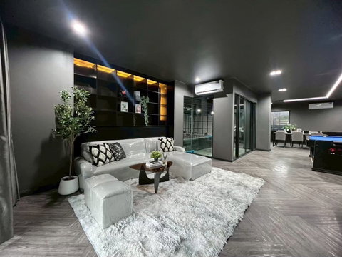 For rent: 2-storey pool villa on Soi Srinakarin 49 with private pool.