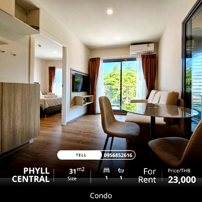 Condos for rent Satree Phuket School : The Phyll Condo Central For Rent 23,000/Month