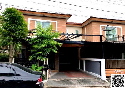 บ้านแฝด ชลบุรี : ขาย บ้านบ้านแฝด 2ชั้น ณฐาวดีโบวีน่า หมู่7 ใกล้ แมคโคร