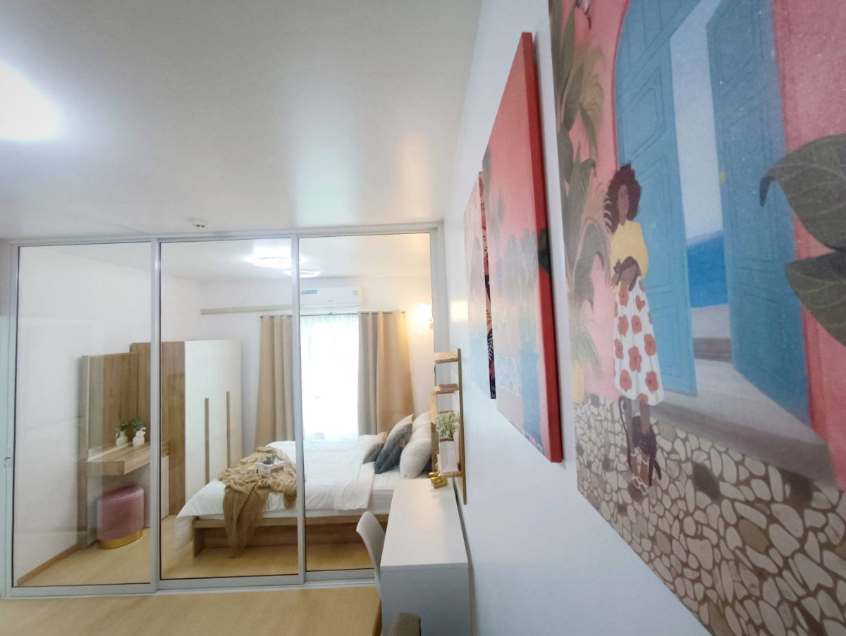 รูป พร้อมอยู่!! แอร์เย็น มีเครื่องซักผ้า UNIO จรัญ3 (กั้นห้อง) ตึก H ชั้น 4 ใกล้สระว่ายน้ำ คอนโดใกล้ MRT ท่าพระ  - รูปที่ 15/19