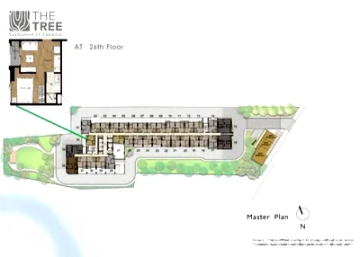 คอนโด ชาญอิสสระ ทาวเวอร์ 2 : ขาย คอนโด 1 ห้องนอน ในโครงการ เดอะทรี สุขุมวิท 71 – เอกมัย 6134466
