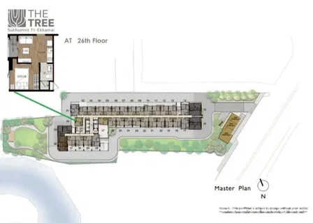 High Floor 1BR at The Tree Sukhumvit 71 6134466