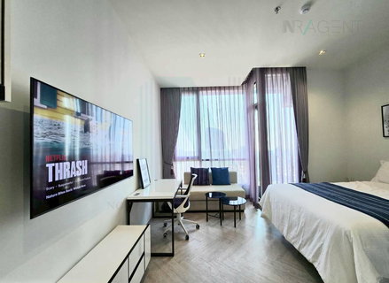 รูปภาพ 🚩 For Rent Condo CHAPTER CHAROENNAKHORN-RIVERSIDE Building B, Floor 31,Studio, Room size 25 sqm