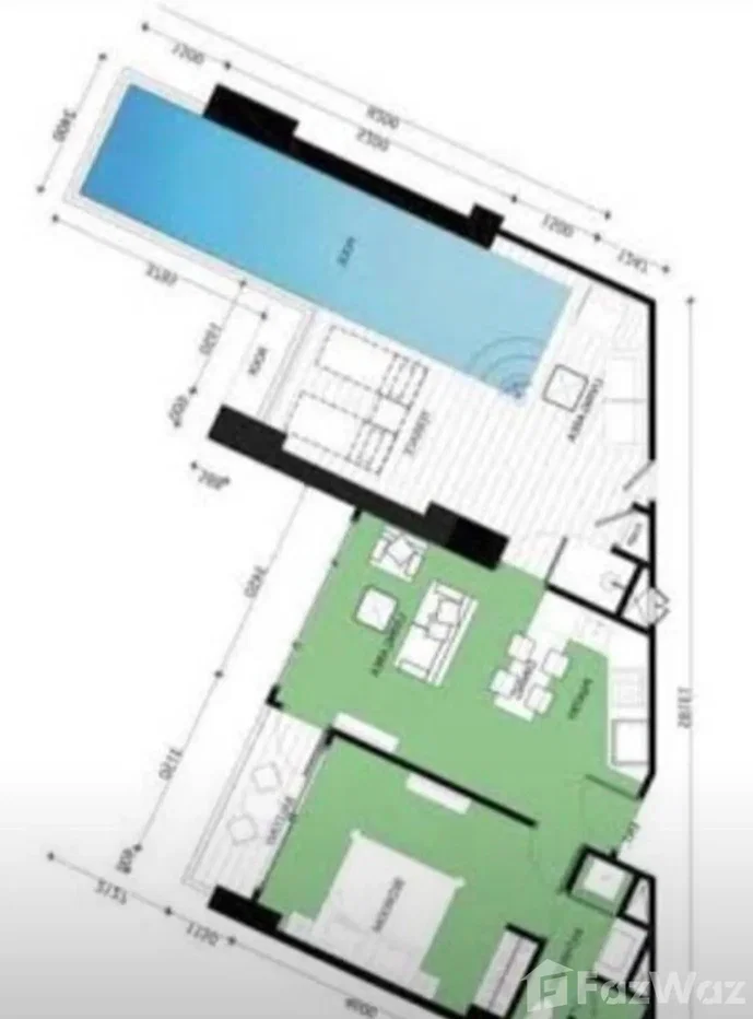 รูป ขาย คอนโด 1 ห้องนอน ในโครงการ โคปาคาบาน่า บีช จอมเทียน 6183291 - รูปที่ 6/8