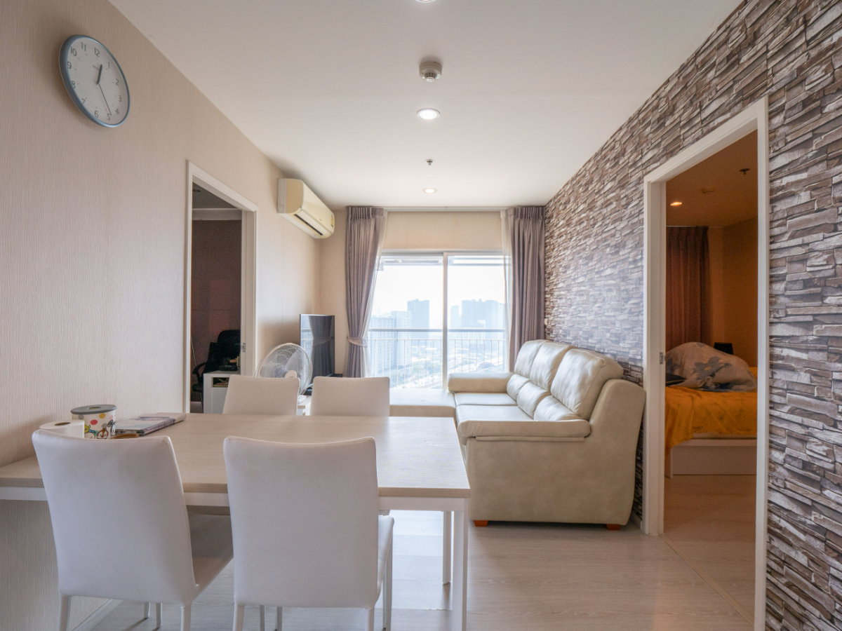 รูป ขายห้องคอนโดราคาดีที่สุด ห้องมุม ชั้นสูงมาก ชั้น 23 ขนาด 45.6 ตรม. แบบ 2 ห้อนนอน คอนโด (แอสปาย สาทร-ตากสิน ทิมเบอร์ โซน - รูปที่ 7/49