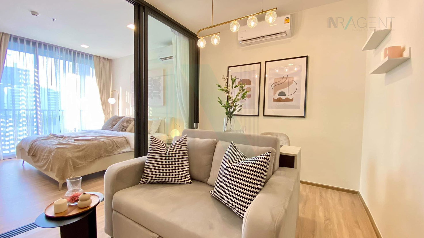 รูป 🚩Best room!🚩 ให้เช่าคอนโด เอ็กซ์ที พญาไท อาคาร A ชั้น 10 1 ห้องนอน ขนาด 42.00 ตรม ใกล้ BTS พญาไท - รูปที่ 3/8