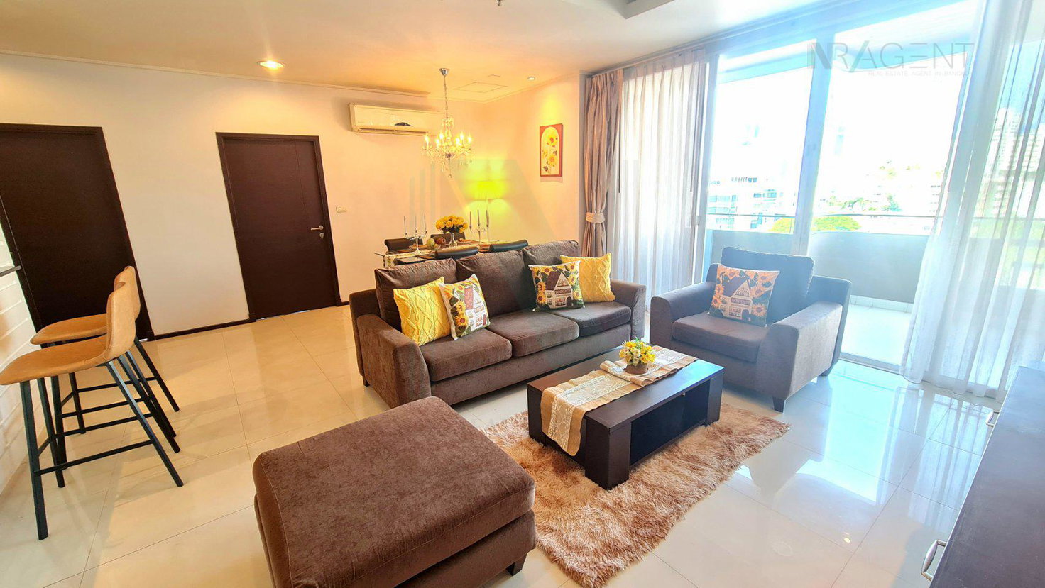 รูป 🔺 ให้เช่าคอนโด ปิยะทิพย์ เพลส อาคาร 1 ชั้น 8 2 ห้องนอน ขนาด 173 ตรม ใกล้ ใกล้ BTS พร้อมพงษ์ - รูปที่ 5/8