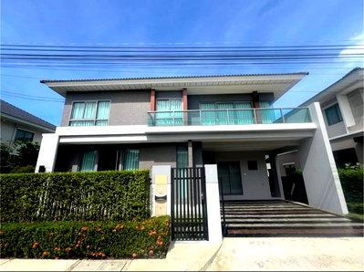 บ้านเดี่ยวให้เช่า : 🔥ให้เช่า 70,000 บาท บ้านเดี่ยว Perfect Place พระราม 9 – กรุงเทพกรีฑา ✨ แบบบ้าน Mercy | บ้านหน้าสวน | หันทิศใต้  