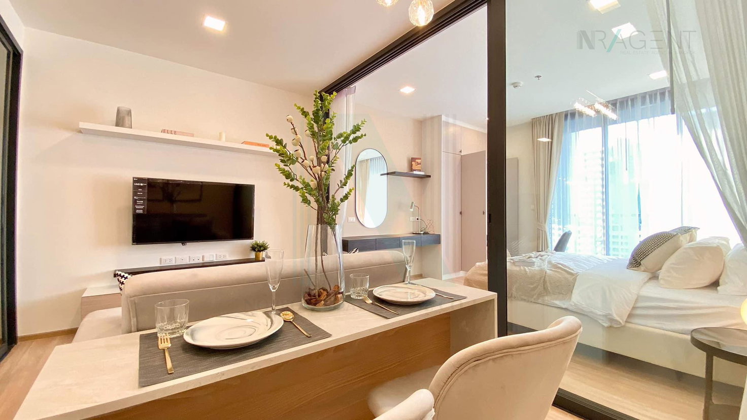 รูป 🎉Special room!🎉 ให้เช่าคอนโด เอ็กซ์ที พญาไท อาคาร A ชั้น 10 1 ห้องนอน ขนาด 42.00 ตรม ใกล้ BTS พญาไท - รูปที่ 5/8