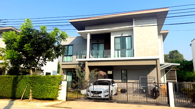 Houses for sale Pak Kret Nonthaburi : Modern Single Detached House – Move-in Ready, No Renovation Needed Special Price: Only 6,490,000 THB