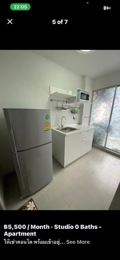 รูป ให้เช่า The Kith ลำลูกกา - คลอง 2 🏡 5,500 มีเครื่องซักผ้า พร้อมอยู่‼️#ตอบแชทไว 🔥🔥 รหัส B651 - รูปที่ 5/7