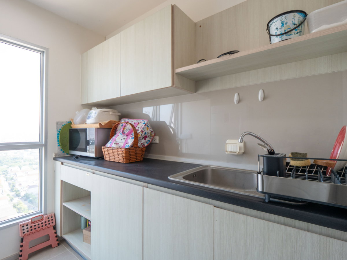 รูป ขายห้องคอนโดราคาดีที่สุด ห้องมุม ชั้นสูงมาก ชั้น 23 ขนาด 45.6 ตรม. แบบ 2 ห้อนนอน คอนโด แอสปาย สาทร-ตากสิน ทิมเบอร์ โซน - รูปที่ 29/49