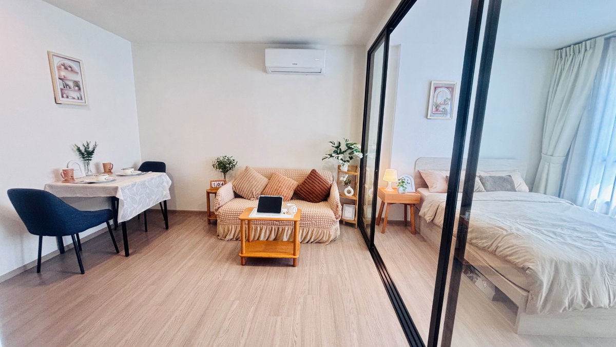 รูป ดีคอนโด รีฟ ภูเก็ต กะทู้ ห้องหน้ากว้างอยู่สบายไม่อึดอัด - รูปที่ 25/40