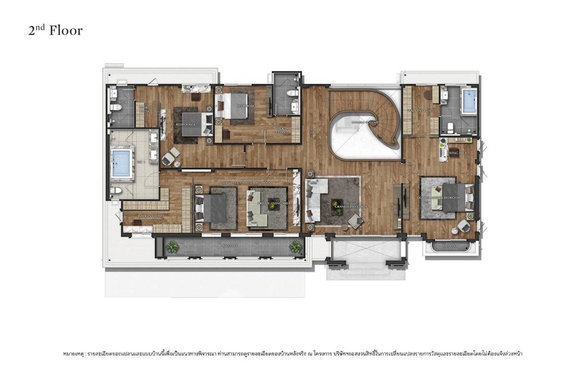 รูป บ้าน 5-ห้องนอน ที่ แกรนด์ บางกอก บูเลอวาร์ด กรุงเทพกรีฑา ใน คลองสามประเวศ (ID 2803166) - รูปที่ 4/5