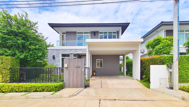 ขายบ้านเดี่ยว : [ราคาจับต้องได้] บ้านเดี่ยวแบรนด์ดัง มัณฑนา เวสต์เกต 68.7 ตร.ว. ฟังก์ชันครบ 