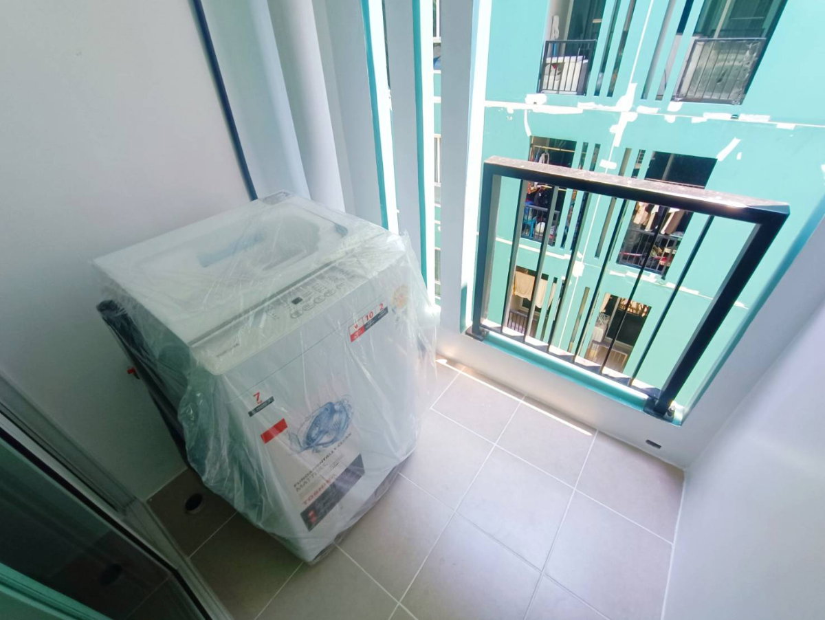 รูป พร้อมอยู่!! แอร์เย็น มีเครื่องซักผ้า UNIO จรัญ3 (กั้นห้อง) ตึก H ชั้น 4 ใกล้สระว่ายน้ำ คอนโดใกล้ MRT ท่าพระ  - รูปที่ 10/19