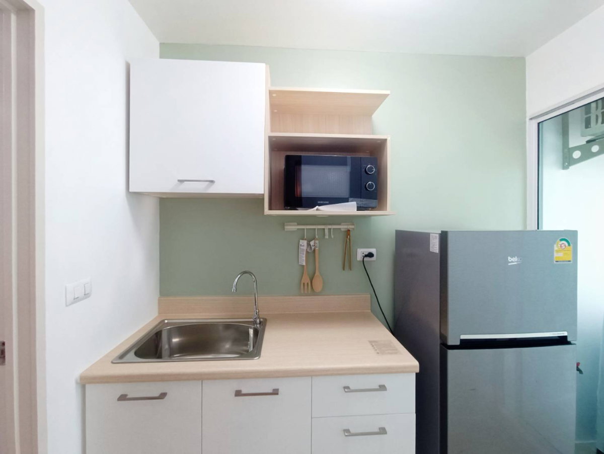 รูป พร้อมอยู่!! แอร์เย็น มีเครื่องซักผ้า UNIO จรัญ3 (กั้นห้อง) ตึก H ชั้น 4 ใกล้สระว่ายน้ำ คอนโดใกล้ MRT ท่าพระ  - รูปที่ 9/19