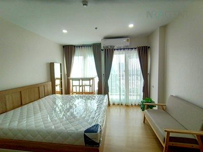 Condos for rent Bang Kapi : For Rent Condo SUPALAI VERANDA RAMKHAMHAENG Building A, Floor 12,Studio, Room size 28.00 sqm