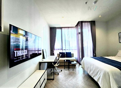 คอนโดให้เช่า : 📌 ให้เช่าคอนโด แชปเตอร์ เจริญนคร-ริเวอร์ไซด์ อาคาร B ชั้น 31 สตูดิโอ ขนาด 25 ตรม ใกล้ BTS กรุงธนบุรี