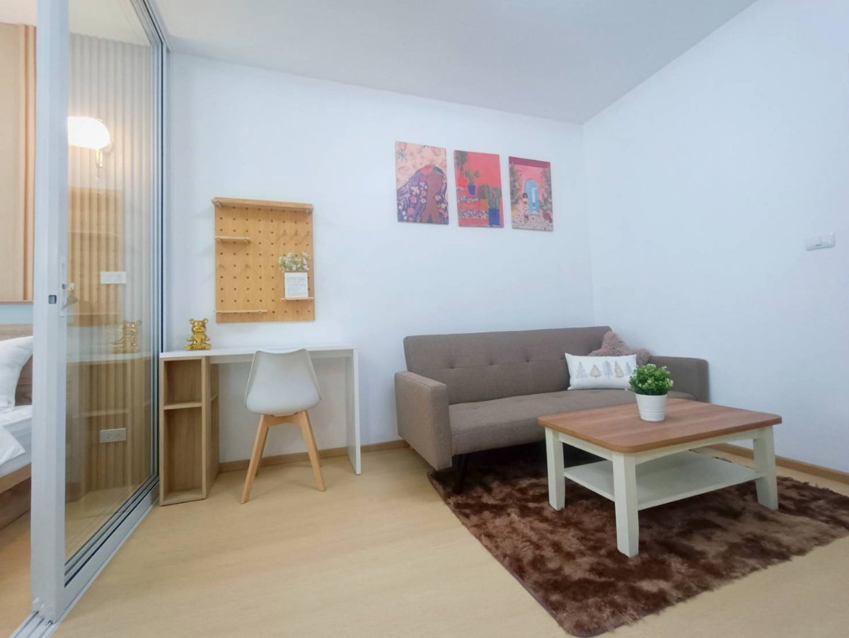 รูป พร้อมอยู่!! แอร์เย็น มีเครื่องซักผ้า UNIO จรัญ3 (กั้นห้อง) ตึก H ชั้น 4 ใกล้สระว่ายน้ำ คอนโดใกล้ MRT ท่าพระ  - รูปที่ 3/19