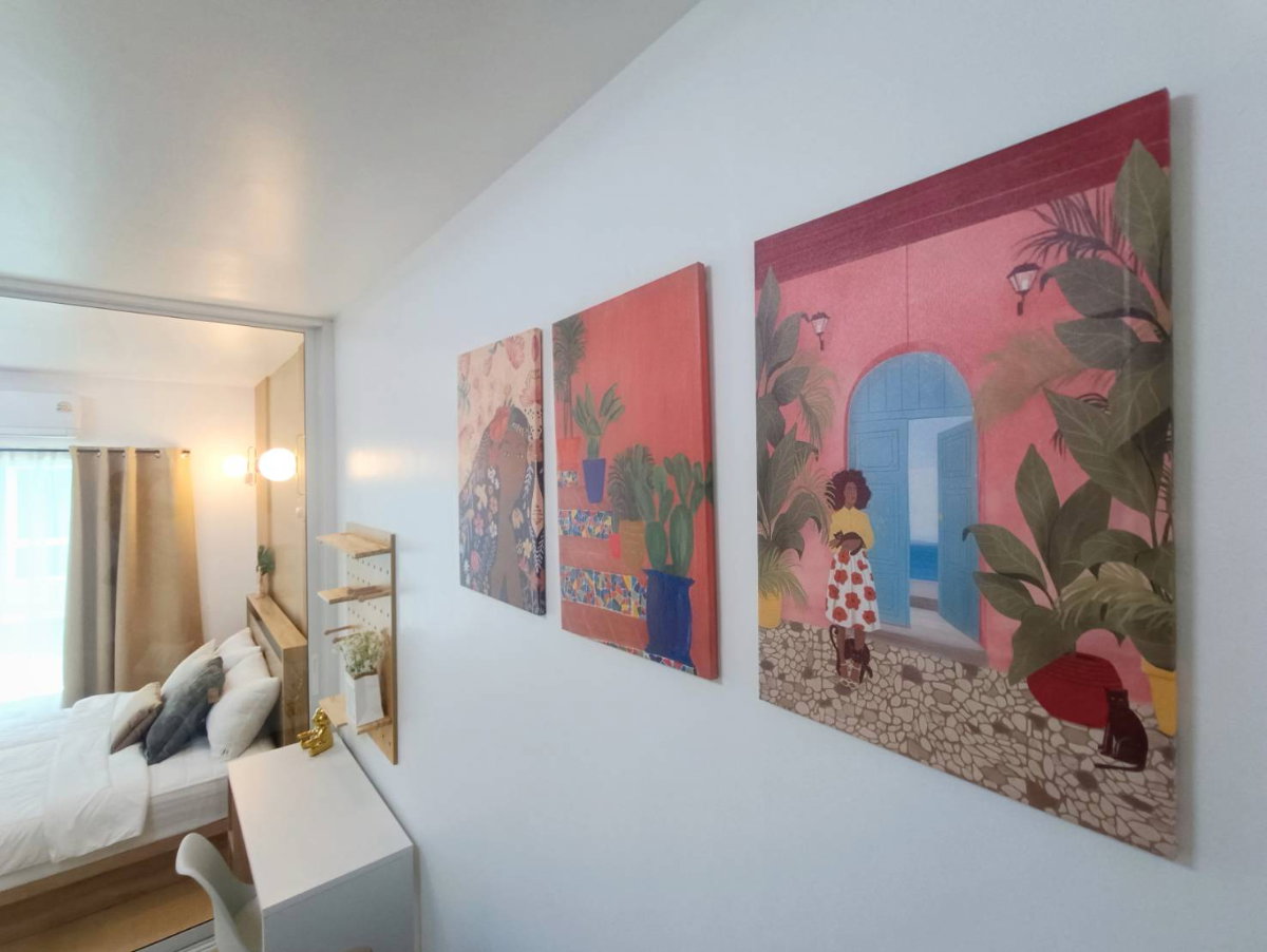 รูป พร้อมอยู่!! แอร์เย็น มีเครื่องซักผ้า UNIO จรัญ3 (กั้นห้อง) ตึก H ชั้น 4 ใกล้สระว่ายน้ำ คอนโดใกล้ MRT ท่าพระ  - รูปที่ 5/19