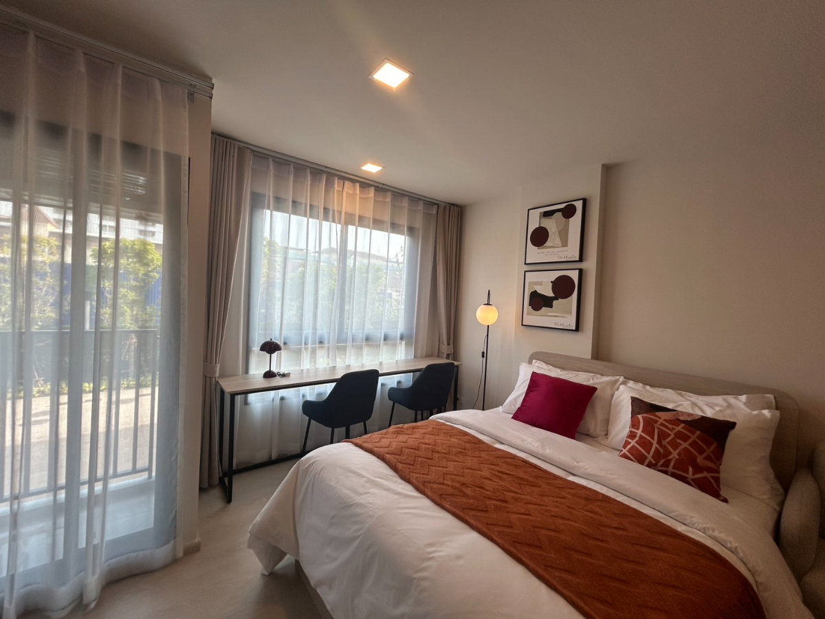 รูป 💎ให้เช่า📣✨ Dcondo Vivid คอนโดใหม่ตรงข้าม ม.กรุงเทพ   ห้องใหม่แกะกล่อง พร้อมอยู่ 1 พ.ค. 69 มีเครื่องซักผ้าอบได้✅ - รูปที่ 2/9