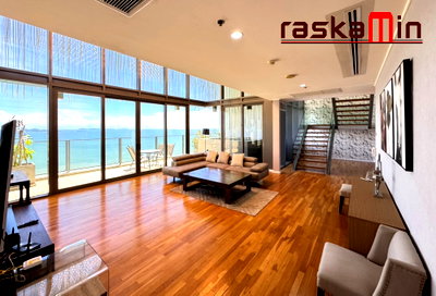 Condos for sale : Duplex🌊Seaview 4Bedroom 1Maidroom 360sqm Fully furnished🦀Northpoint Pattaya Wongamat Beach 