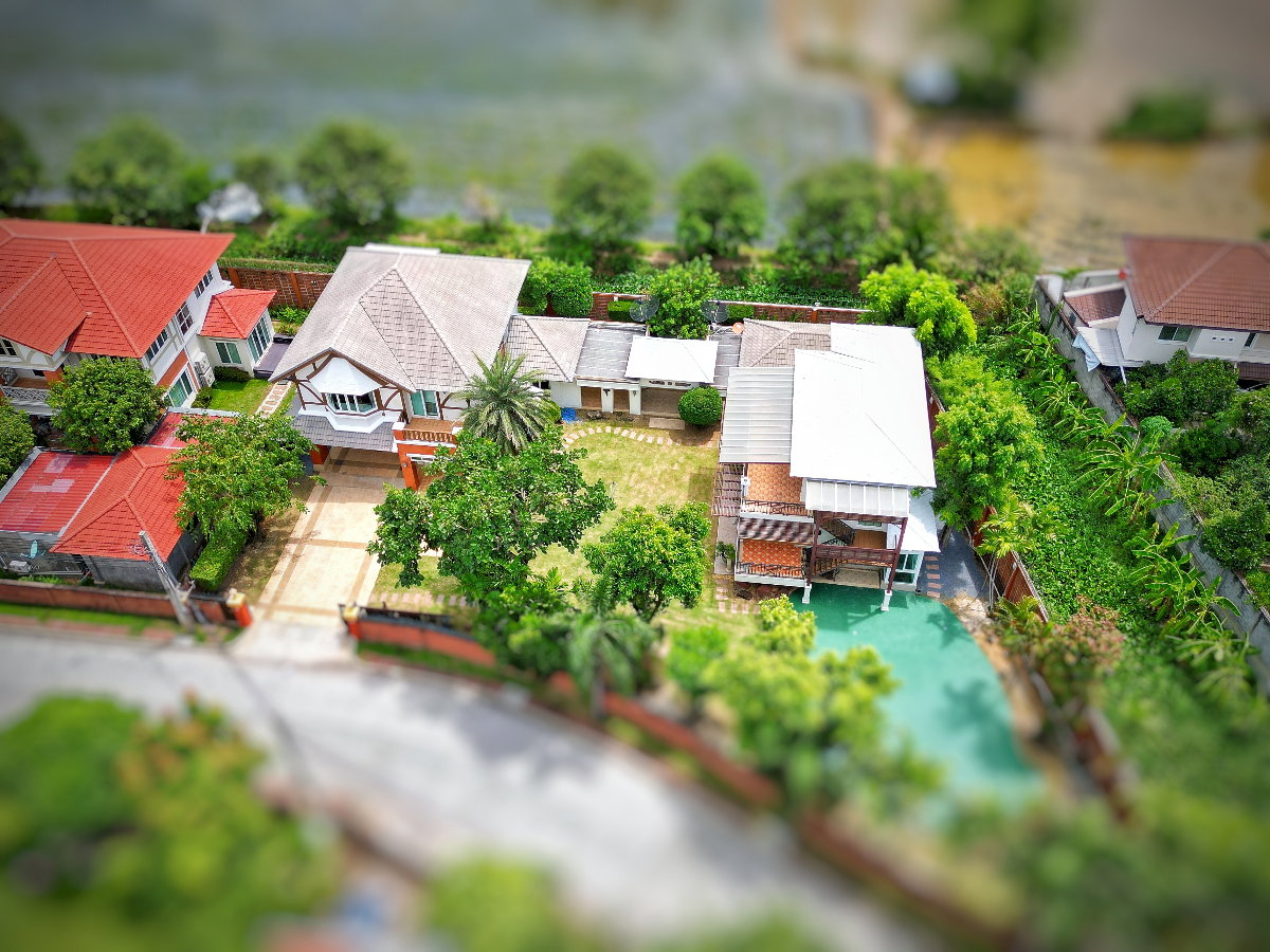 รูป [Rare Item] พลาดไม่ได้! บ้านเดี่ยวใหญ่สุด ลัดดารมย์ ราชพฤกษ์ 274.2 ตร.ว. มีห้องใต้ดิน แปลงต้นโครงการ - รูปที่ 4/36