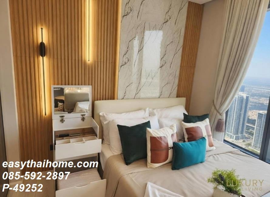 รูป [หรูหราอลังการ! คอนโดให้เช่า P-49252 เดอะ รูม พญาไท  แต่งพรีเมียมมีเครื่องซักผ้า ใกล้ BTS พญาไท] | line @easythaihome 085-592-2897 | 30,000 - รูปที่ 3/12