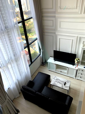 Condos for rent : For Rent Condo KNIGHTSBRIDGE PRIME SATHORN Building 1, Floor 29,Duplex, Room size 38.00 sqm