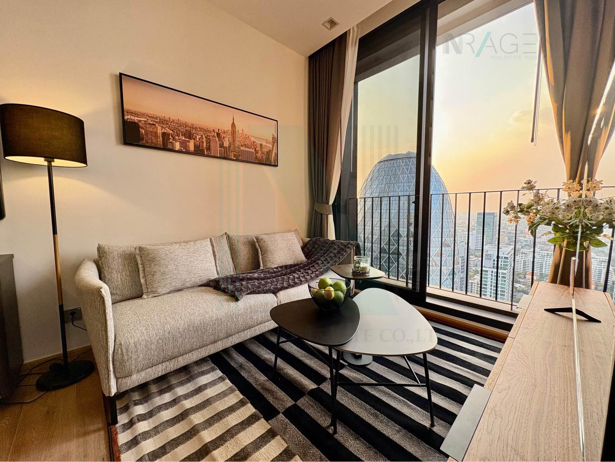 รูป 🔺 ให้เช่าคอนโด โนเบิล อราวน์ อารีย์ อาคาร 1 ชั้น 33 1 ห้องนอน ขนาด 35.00 ตรม ใกล้ BTS อารีย์ - รูปที่ 2/8