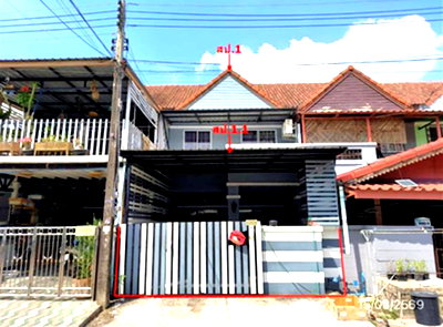 ทาวน์โฮม ปทุมธานี : ทาวน์เฮ้าส์ 26.2 ตร.วา แดนทอง วิลเลจ สามโคก ปทุมธานี 2M