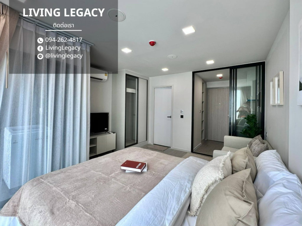 รูป T6HAM8 ให้เช่าคอนโด Atmoz Oasis Onnut 24.11 ตร.ม. ชั้น 8 ตึก E line id : @livinglegacy - รูปที่ 4/18