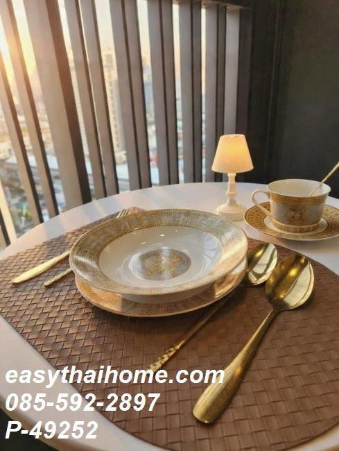 รูป [หรูหราอลังการ! คอนโดให้เช่า P-49252 เดอะ รูม พญาไท  แต่งพรีเมียมมีเครื่องซักผ้า ใกล้ BTS พญาไท] | line @easythaihome 085-592-2897 | 30,000 - รูปที่ 9/12