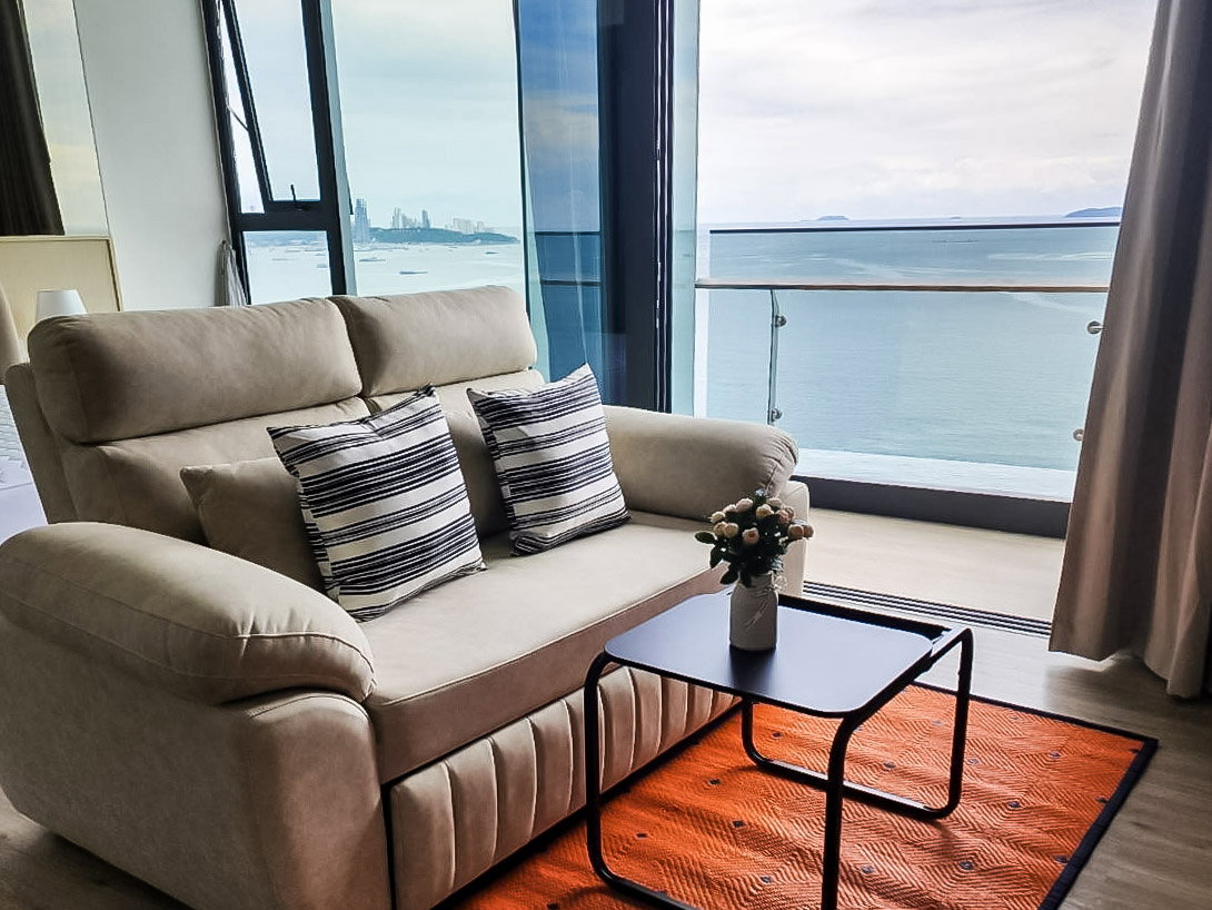 รูป Condo for Rent Arom Wongamat Beachfront 1 Bedroom Sea View - รูปที่ 4/9