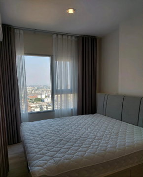 Rent a beautiful, affordable, ready-to-move-in condo at Niche Mono Ramkhamhaeng, near MRT Lam Sali Intersection. Interested? Add me on Line: @841qqlnr