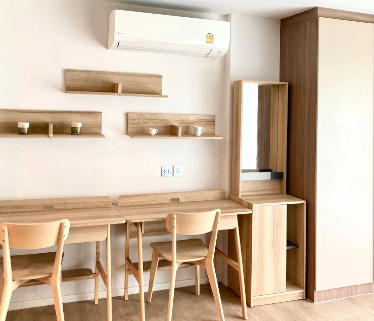 รูป 🔥NTC Home ให้เช่า เคฟ ทาวน์ชิฟ ใกล้ม.กรุงเทพ ตึกB ชั้น3 (12,000/ด) 32 ตรม. ห้องใหญ่ - รูปที่ 5/10