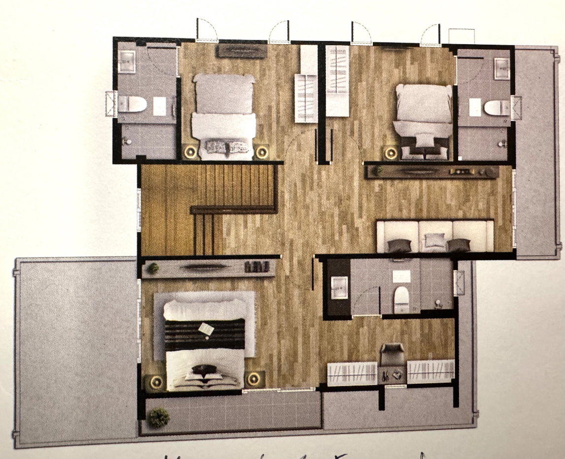 picture 4-BR Single detached house for sale at Centro Wongwaen - Chatuchot - 17/17