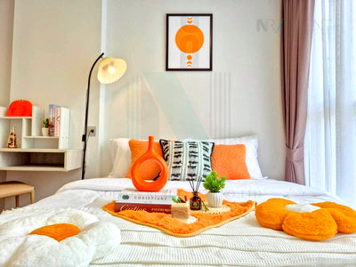 Condos for rent : 🎉 For Rent Condo ATMOZ TROPICANA BANGNA Building D, Floor 2,1 bed room, Room size 30.00 sqm