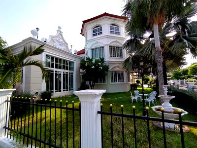 บ้านเดี่ยว สมุทรปราการ : 📌 ขายบ้านเดี่ยว โครงการ เพลส แอนด์ พาร์ค ประชาอุทิศ 90 3 ชั้น 4 ห้องนอน 3 ห้องน้ำ