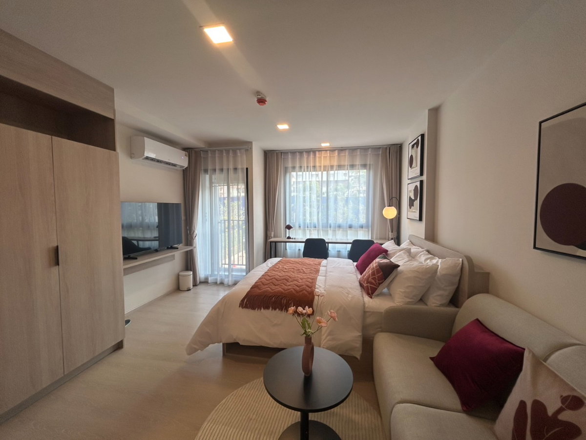 รูป 💎ให้เช่า📣✨ Dcondo Vivid คอนโดใหม่ตรงข้าม ม.กรุงเทพ  ห้องใหม่แกะกล่อง พร้อมอยู่ 1 พ.ค. 69 มีเครื่องซักผ้าอบได้✅ - รูปที่ 3/8