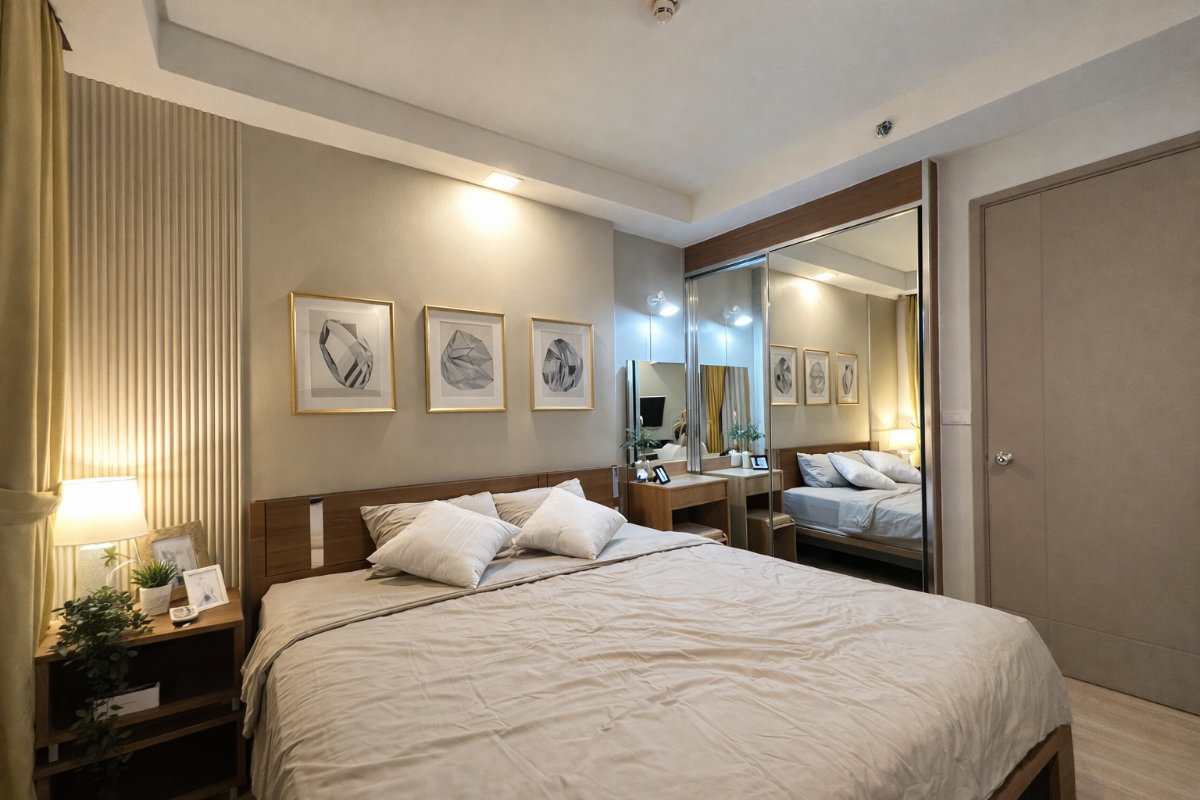 รูป 🍀🍀Cozy room 🌸🌼ให้เช่า📌 ทรู ทองหล่อ (Line:@rent2022)MRT เพชรบุรี✨พร้อมเข้าอยู่🔖A03212 - รูปที่ 4/10